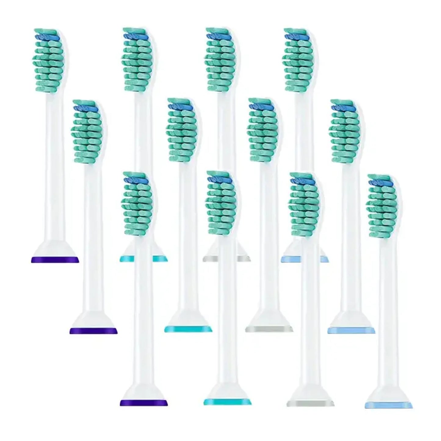 4-32pcs Electric Toothbrush Replacement Heads Compatible with Philips Sonicare Replacement Brush Heads Click-on Handles