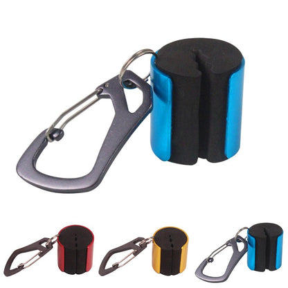 Fishing Rod Holder Clip Metal Housing Support Wearable Belt Clip Rod Holder Stand Up Pole Strong and Sturdy Fishing Accessories