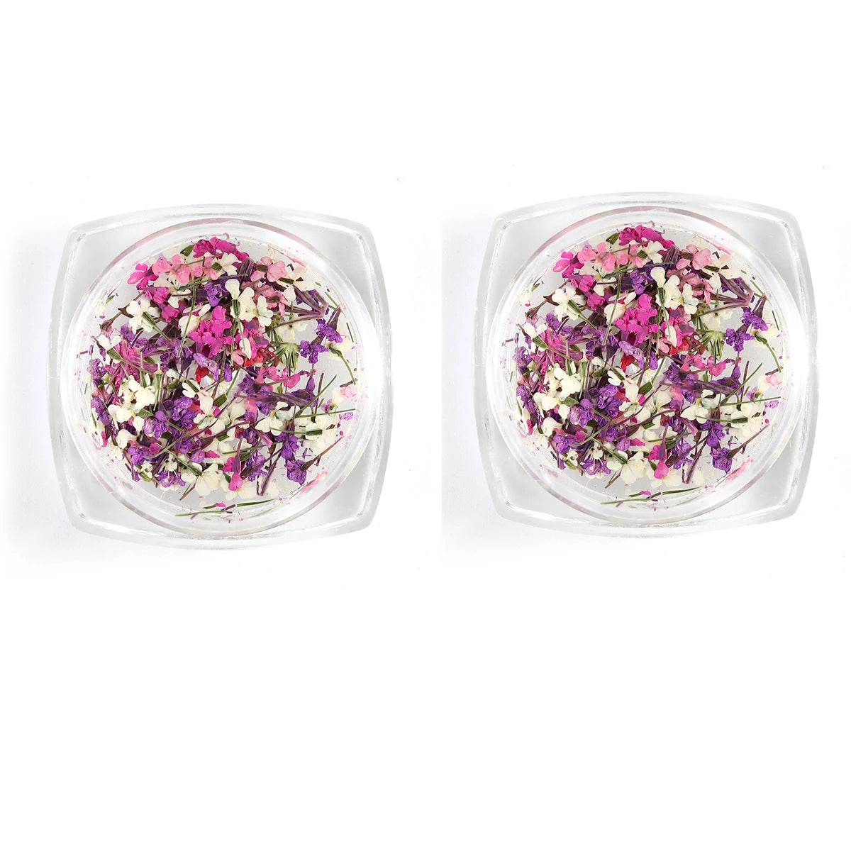 3D Mix Colors Flower Nail Art Sticker Resin - Summer Natural Minced Flowers Decal For Nails Art Accessories&Applique DIY Craft