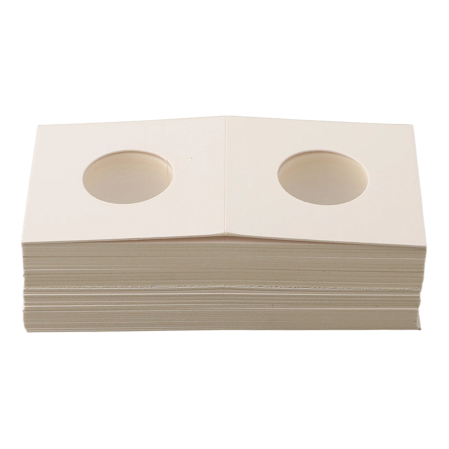 1 Set Coin Storage Stamp Holder Square Cardboard Case Coin Album Collection Coin Holders Flip Clip Coin Capsules Cover Storage