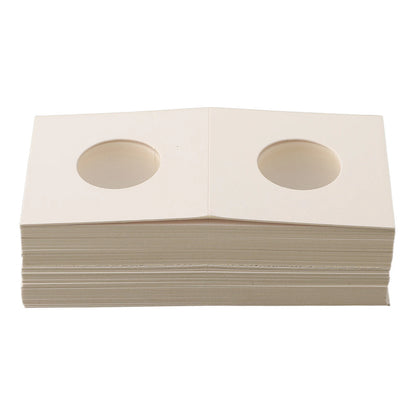 1 Set Coin Storage Stamp Holder Square Cardboard Case Coin Album Collection Coin Holders Flip Clip Coin Capsules Cover Storage