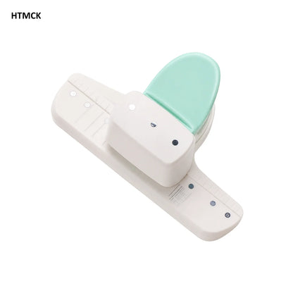 HTMCK  Adjustable 3-Hole Paper Punch for A5 A6 A7 Size - 8 Sheet Capacity Daily Planner Loose Leaf Hole Punch for Notebooks