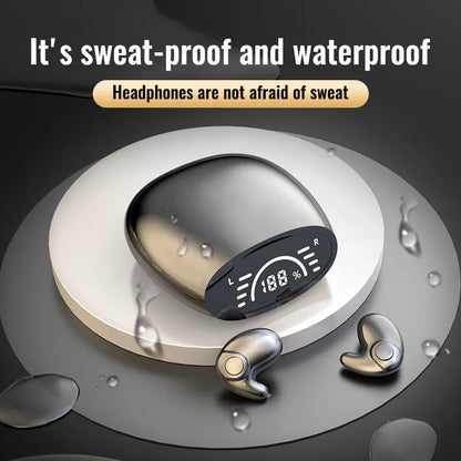 Invisible Earbuds Sleep Headphones Bluetooth 5.3 Noise Reduction Earbuds TWS Wireless Headsets Sport Stereo Earphones for Phone