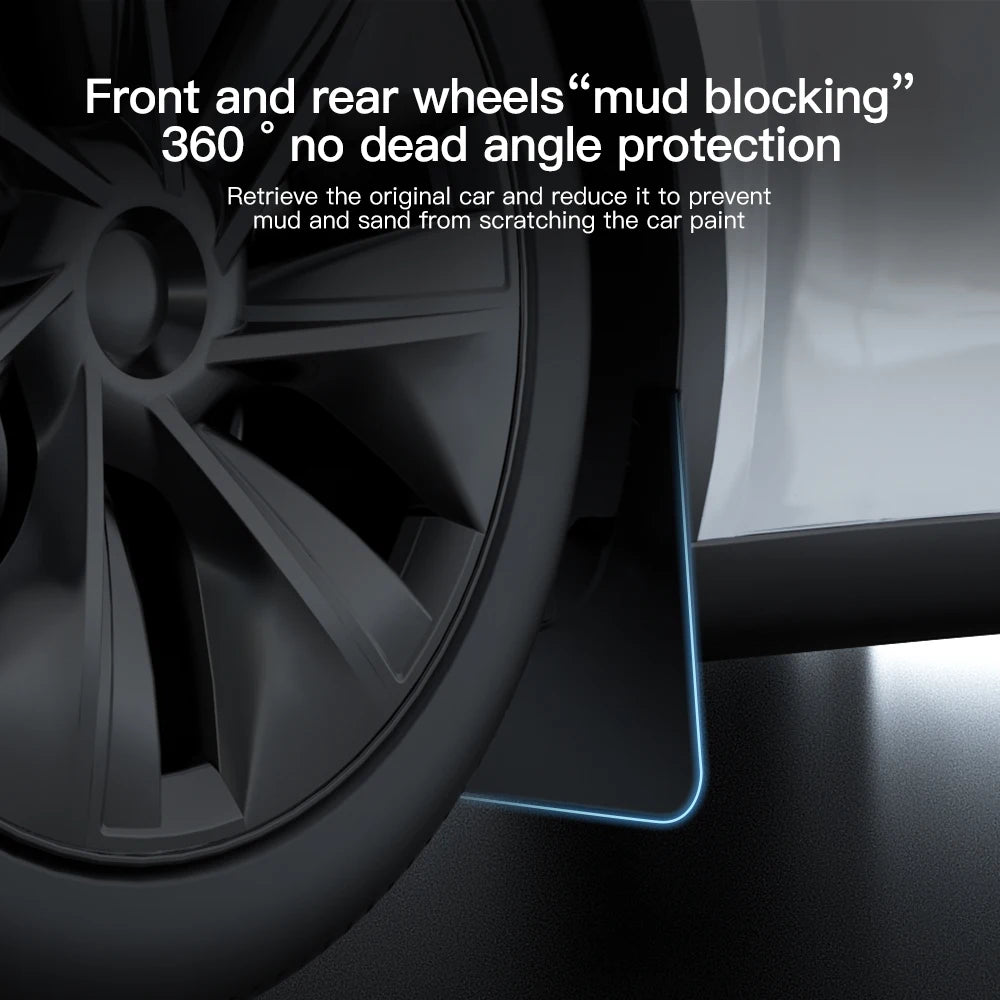 YZ For Tesla Model 3/Y/YL Highland Juniper 2021-2026 Front Rear Wheel Mud Flaps Tesla Front Rear Fender Protector Accessories