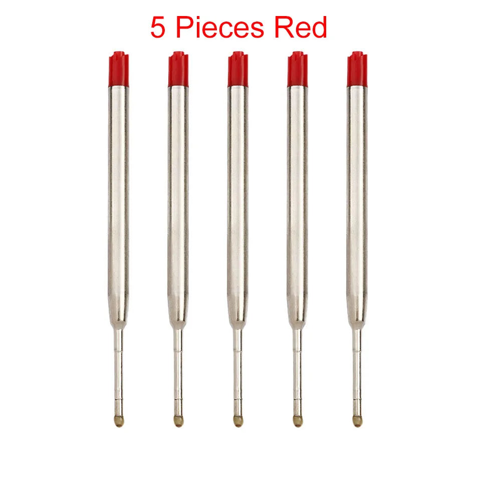98mm1.0mm Ballpoint Pen Refills For Parker Pens Medium Point Blue Red Black Ink Rods For Writing Office Stationery