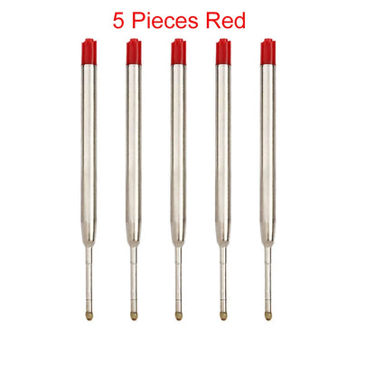 98mm1.0mm Ballpoint Pen Refills For Parker Pens Medium Point Blue Red Black Ink Rods For Writing Office Stationery