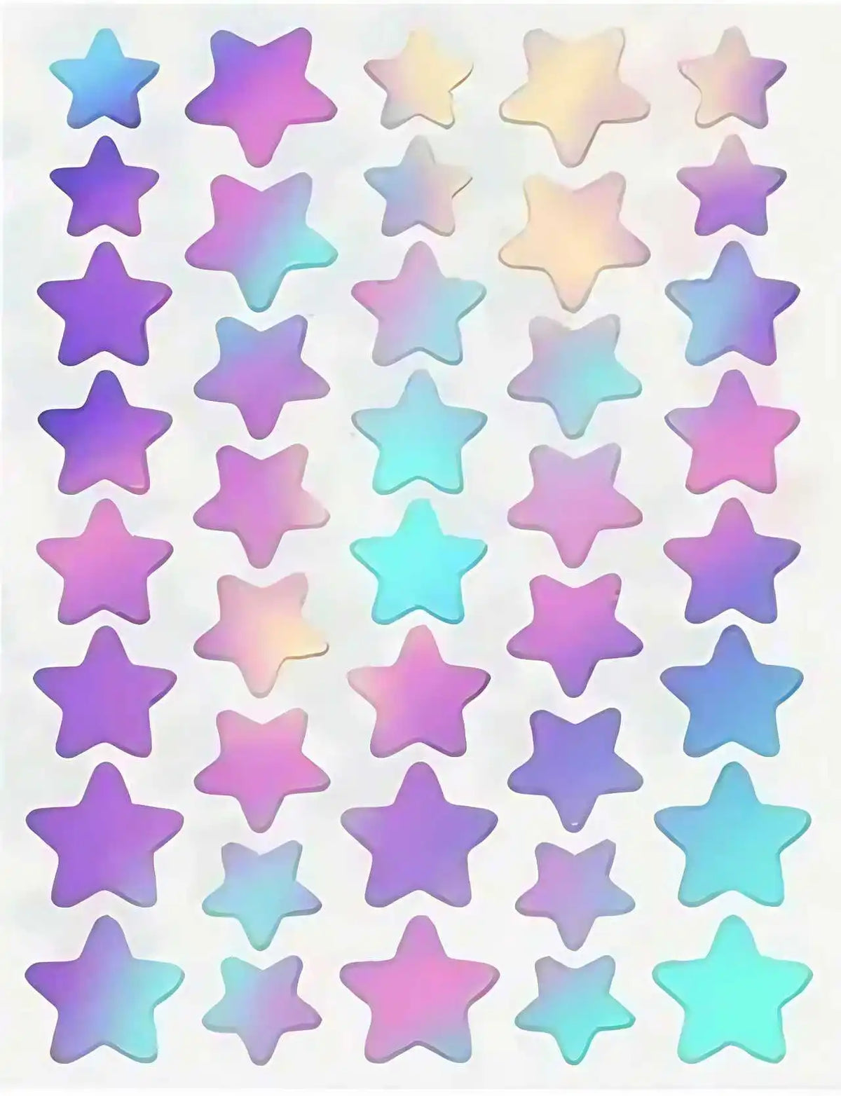 240 Count Superstar Hydrocolloid Pimple Patches - Cute Star-Shaped Cover, Colorful & Shiny, Fragrance-Free, Paraben-Free, Suitab