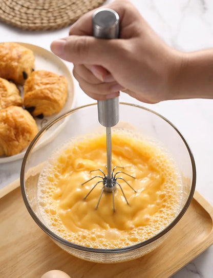 Semi Automatic Egg Beater Rotating Cream Egg Mixer Household Manual Egg Beater Baking Tool Kitchen Tools