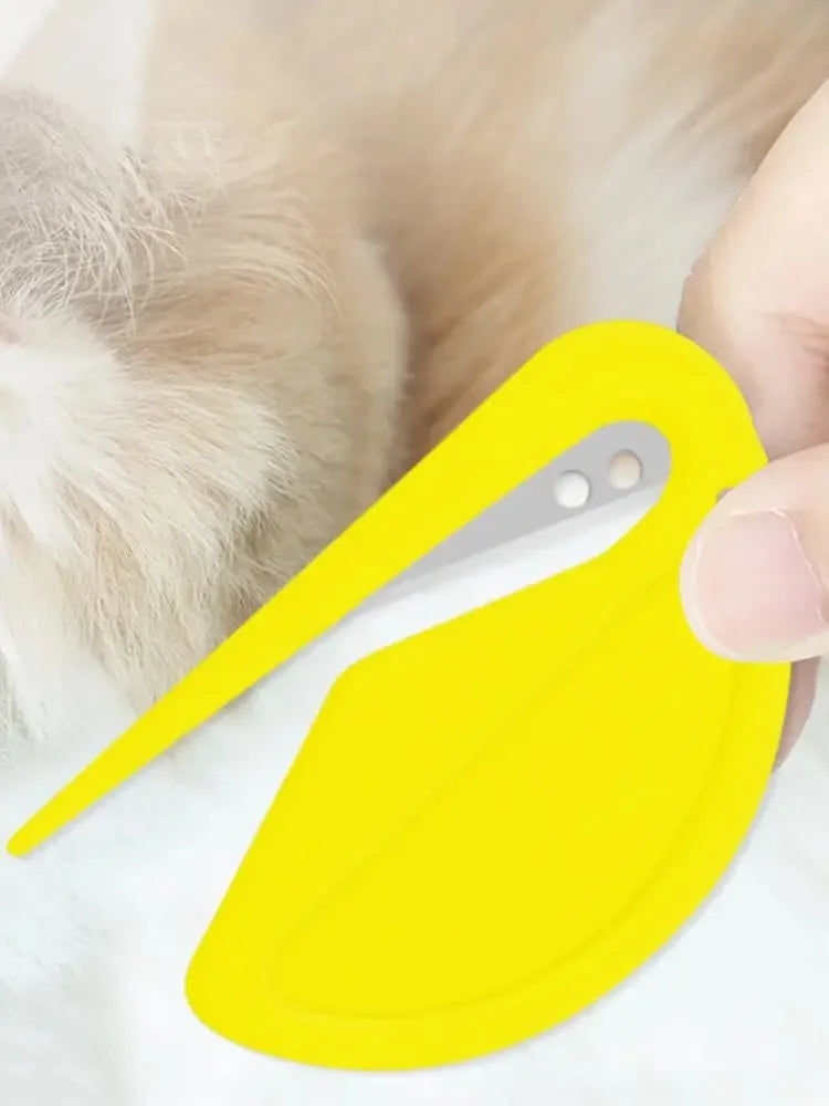 Pet Hair Removal Knot Dog 2024 Unknot Knife Shedding Grooming Shedding Trim Stainless Effectively Safe Cat Accessories Scissors