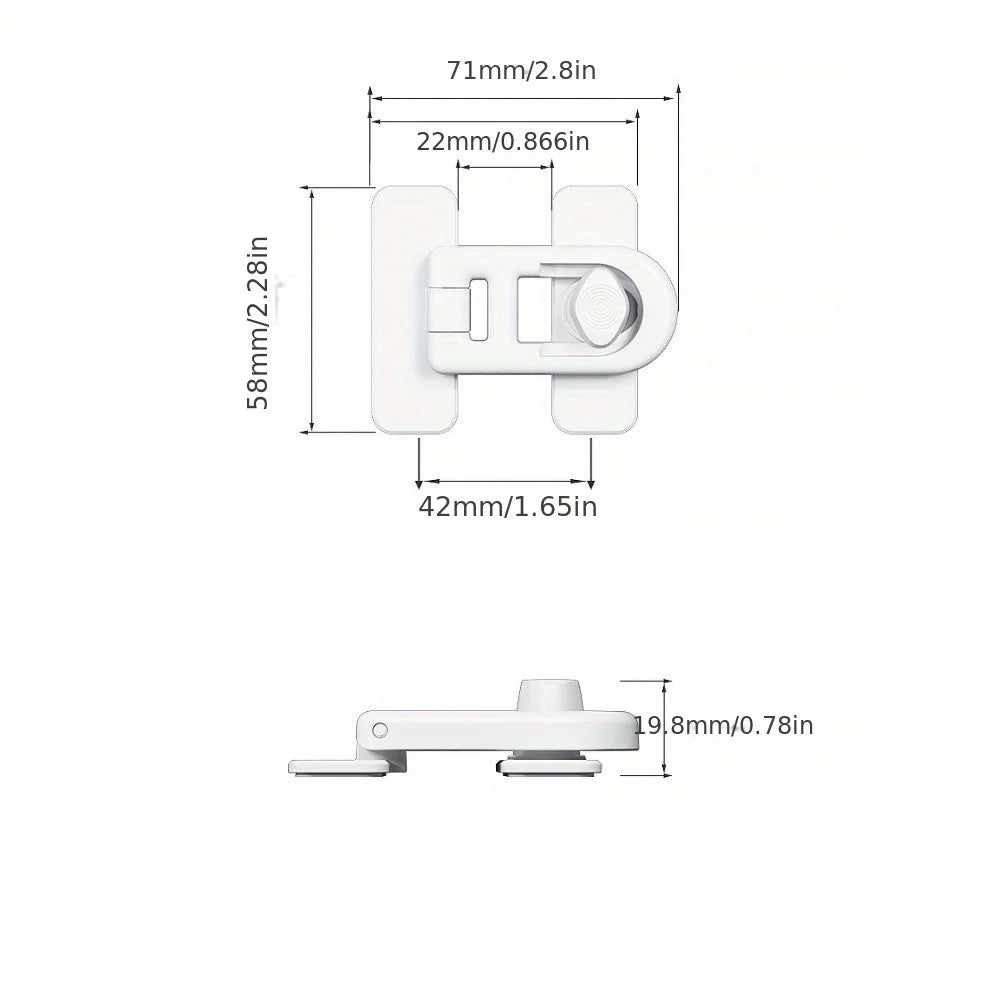 1 Pcs Home Refrigerator Lock Fridge Freezer Door Catch Lock Toddler Kids Child Oven Cabinet Safety Lock For Baby Safety Lock