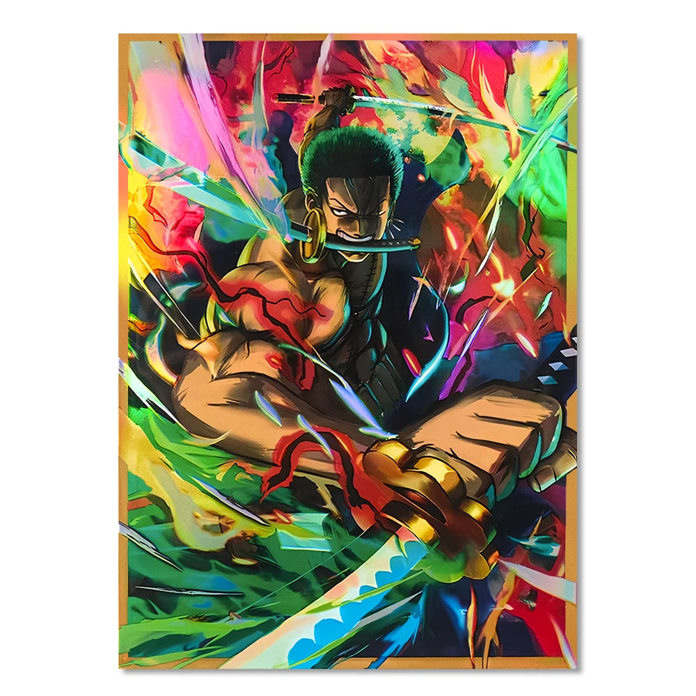 60Pcs 67x92mm Anime One Piece Card Sleeves Ace Luffy Zoro Shanks Empress Nami OPCG PTCG /MTG/PKM Trading Cards Protector Case