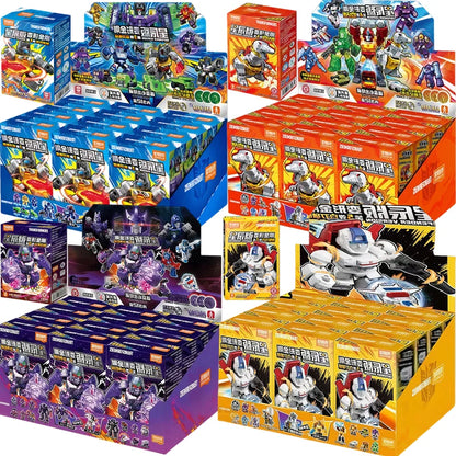 Blokees Transformation Optimus Shockwave Prime Megatron Starscream Bumblebee Anime Figure Robot Assembly Toys Blind Box Gifts