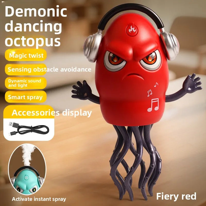 Dancing Octopus Kid Electronic Pet Toys Cartoon Interactive Development Moving Education Toddler Toy Gift Creative Birthday Gift