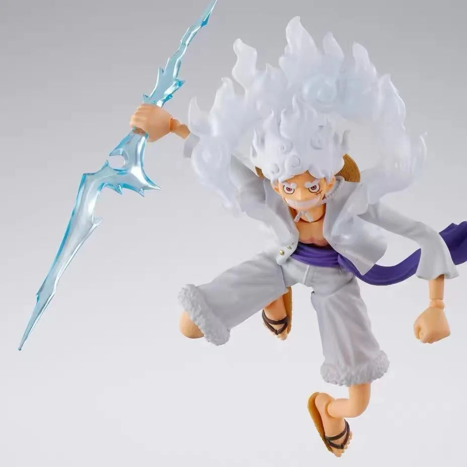 In Stock Bandai S.H.Figuarts SHF ONE PIECE MONKEY.D.LUFFY GEAR5 Model Kit Action Figures Model Toy Gift for Children