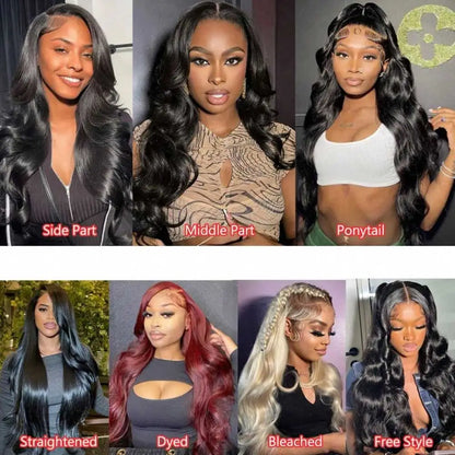 40 42 Inch 250% Wear And Go Glueless Wigs Body Wave Human Hair Wigs 13x4 13X6 Wet and Wavy HD Lace Frontal Wigs For Women