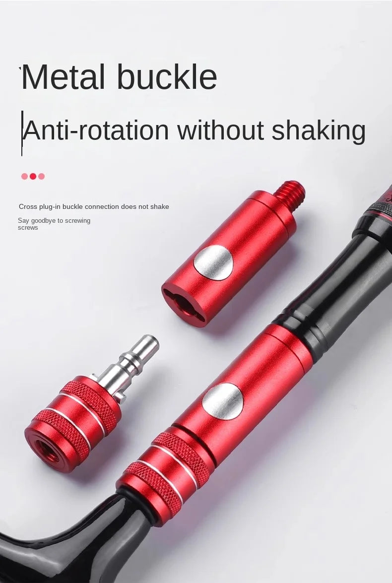 LINNHUE  Quick connector 8mm universal connector head and rod portable converter fishing gear accessories