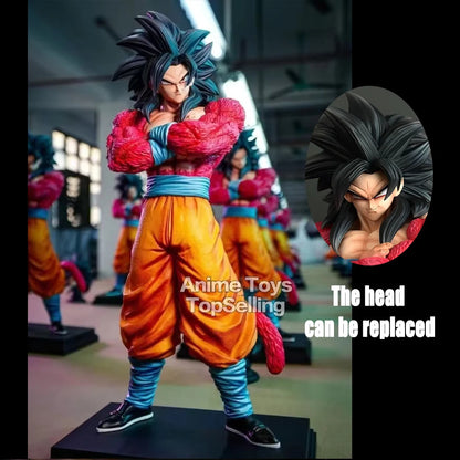 Anime Dragon Ball Figure Super Saiyan 4  Son Goku Statue PVC Collection Model Toys Gifts