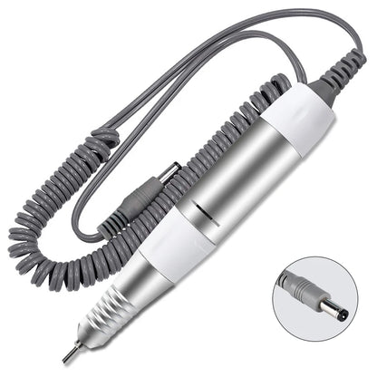 Electric Nail Drill Pen Handle File Polish Grind Machine Handpiece Manicure Pedicure Tool Nail Drill Accessories