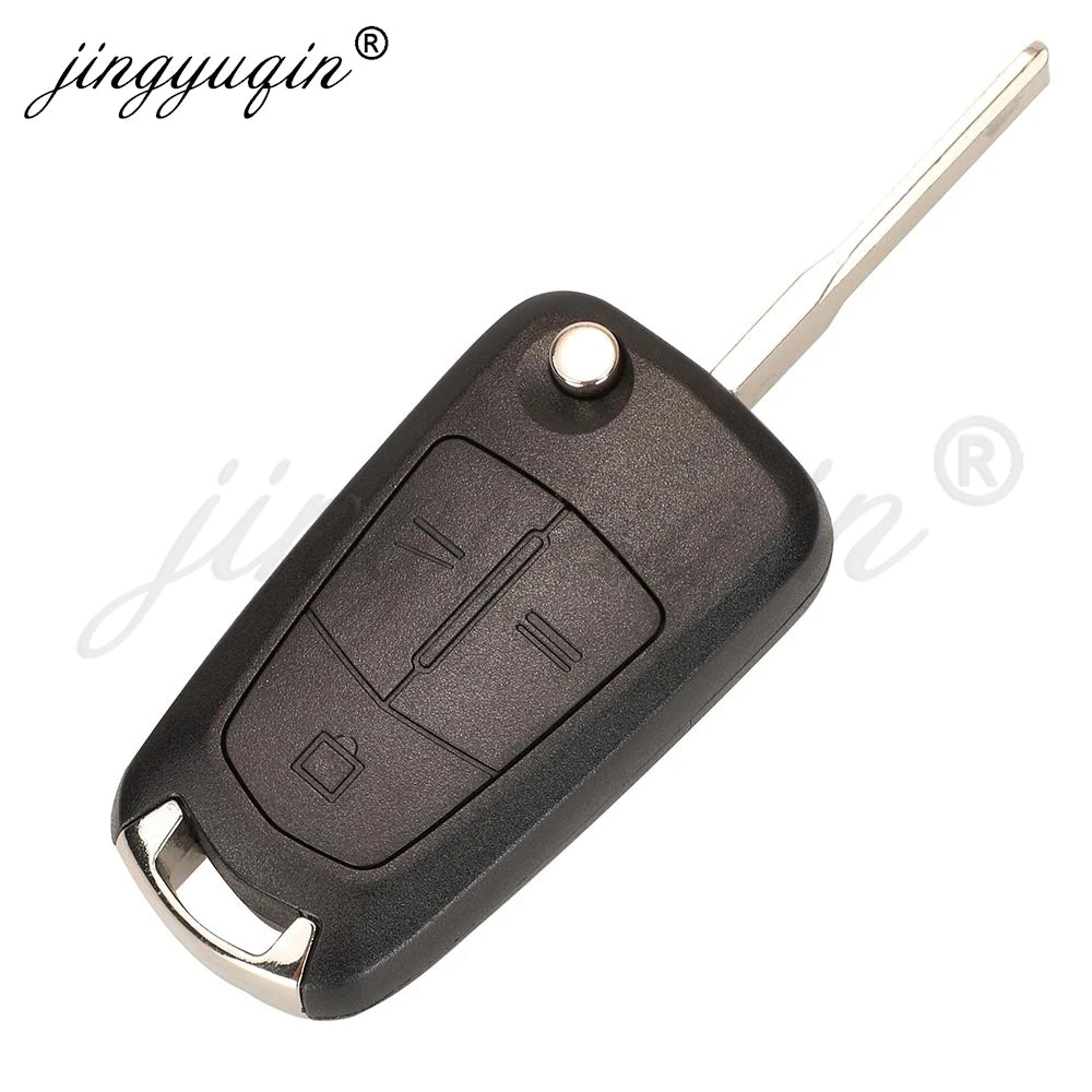 jingyuqin Flip Remote Car Key 433Mhz For Opel/Vauxhall Astra H 2004-2009 Zafira B 2005-2013 Vectra C 2002-2008 Corsa D 2007-2012