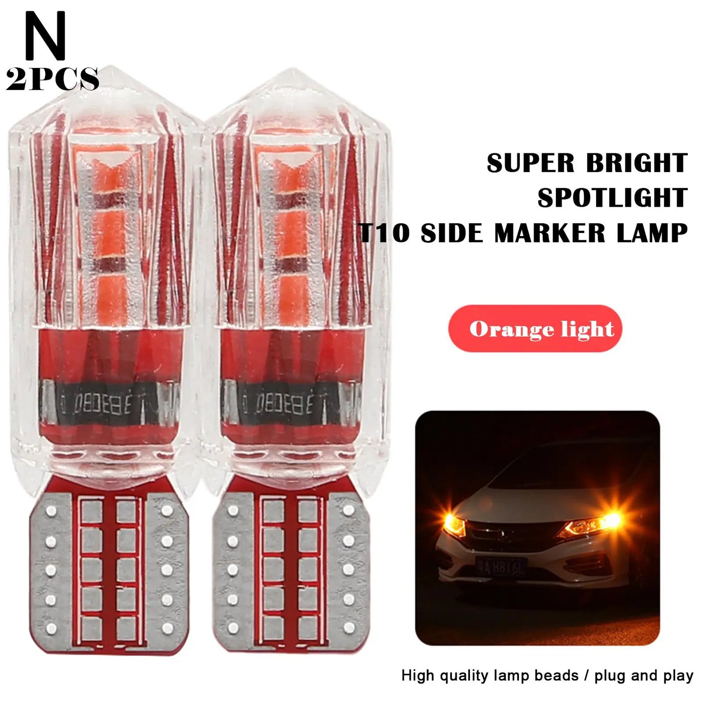 Width Light Modified Car Led Lens Bulb T10 Small Light Super Bright Car Exterior Lights Running Lights General Wholesale H11 H7