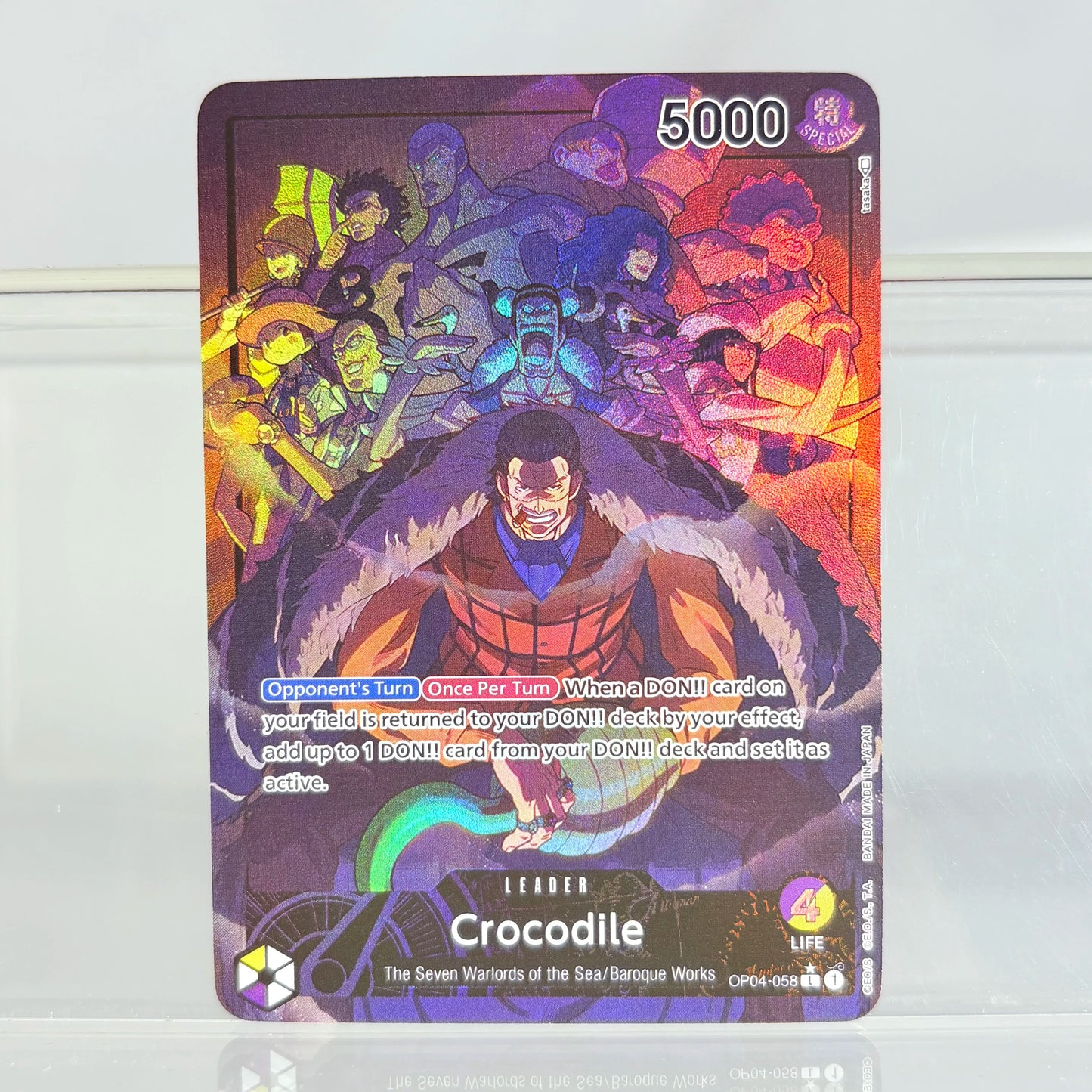One Piece OPCG Anime Card English Version Monkey.D. Luffy Magellan Donquixote Doflamingo Game Anime Collection Proxy Cards toys