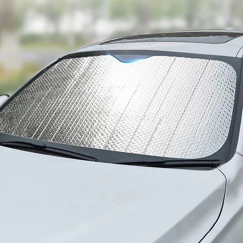 Car Front Window Sunshade UV Protection Shade Sun Protector Windshield Visor Cover Auto Curtain Sunshade Access（folded shipping）