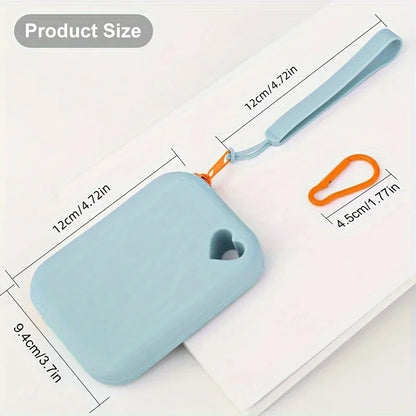 1pc Silicone Dog Treat Bag Pet Snack Bag Travel Portable Training Pet Walking Bag  pet accessories