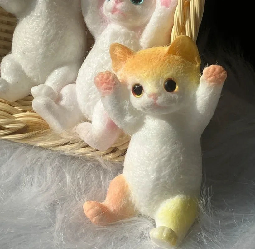 New Products Simulated Cat Pinching And Stress Relieving Toys Diy Creative Gifts, Cute Ornaments As Holiday Surprises For Friend