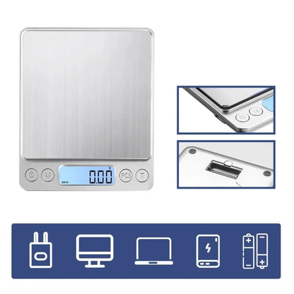 Coffee Scale Kitchens Accessories Electronic Scales Digital Weight Bakeware Measuring Tools & Scales Kitchen & Precision Food