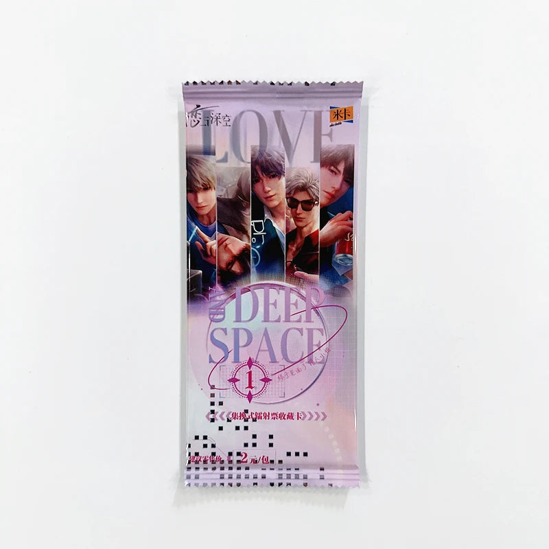 1 Bag Game Love And Deepspace Holographic Laser Ticket Stubs Caleb Sylus Zayne Xavier Characters Art Bookmark