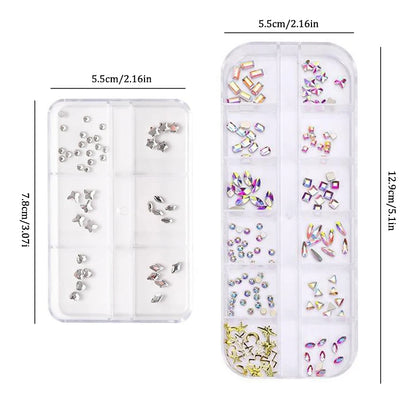 1 Set Professional Tooth Gem Kit Diy Love Horse Eye Crystals Jewelry Kit Teeth Gems Kit Tooth Gems For Teeth Jewelry Starter