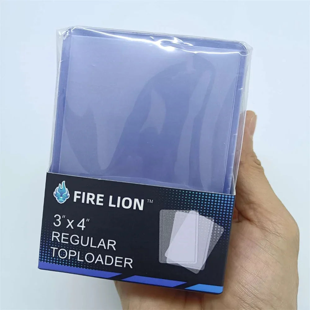 25PCS Toploader Card Sleeve 35PT Top Loader Card Protector for PKM 3” X 4“ Standard Size Rigid Hard Card Holder for MTG TCG Card