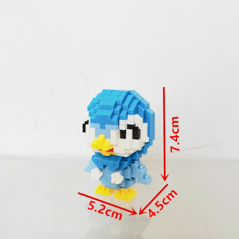 75 Style Building Blocks Assembly Anime Picachu Charizard Doll Blastoise Bulbasaur Gengar Bricks Figures Toy for Kid Gift