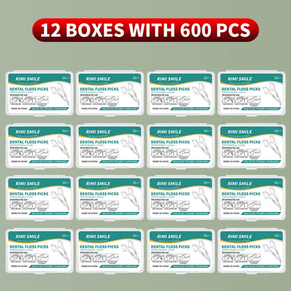 600PCS, 300PCS, 100PCS - Flosser-50PCS/Box - Cleaning interdental spaces, oral care tools