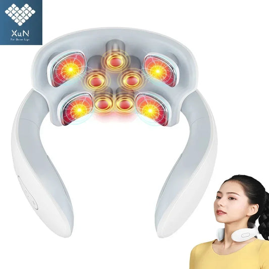 Back And Neck Smart Massage Instrument Shoulder Neck Massage Cervical Vertebra Health Care Vibrator Relieve Pain Muscle