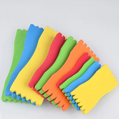 10Pcs Fishing Foam Spools Fishing Line Winding Board Rig Holder Fishing Line Accessories Rig Winders Random Colour
