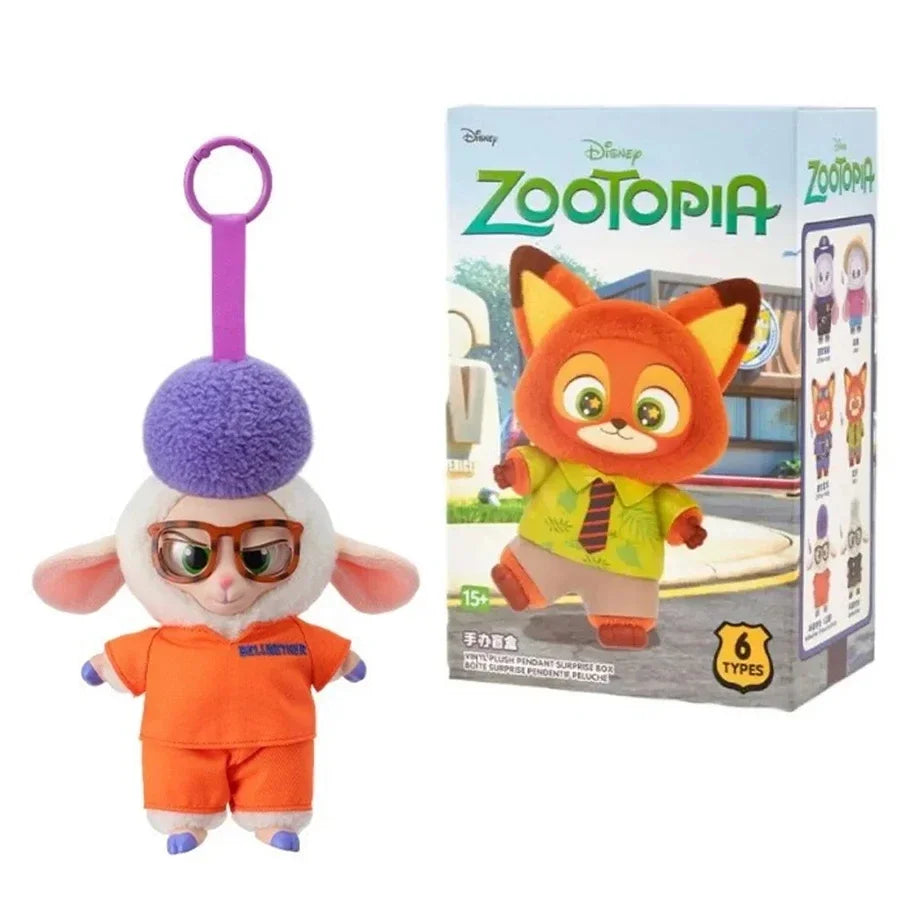 Original Zootopia2 Blind Box Nick Judy Action Figure Plush Vinyl Doll Mystery Surprise Box Anime Figures Cartoon Collection Toy