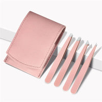 Pink leather bag