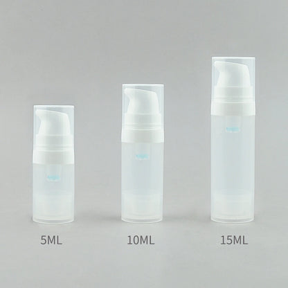 5/10/15/25ml Pp Vacuum Lotion Bottle Empty Cosmetic Container Cream Pump Refillable Bottles Travel Size Airless Liquid Bottle