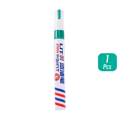 3mm 10p Colorful 8 Colors Permanent Paint Marker Waterproof White Markers tire tread rubber fabric Paint metal Paint Marker Pens