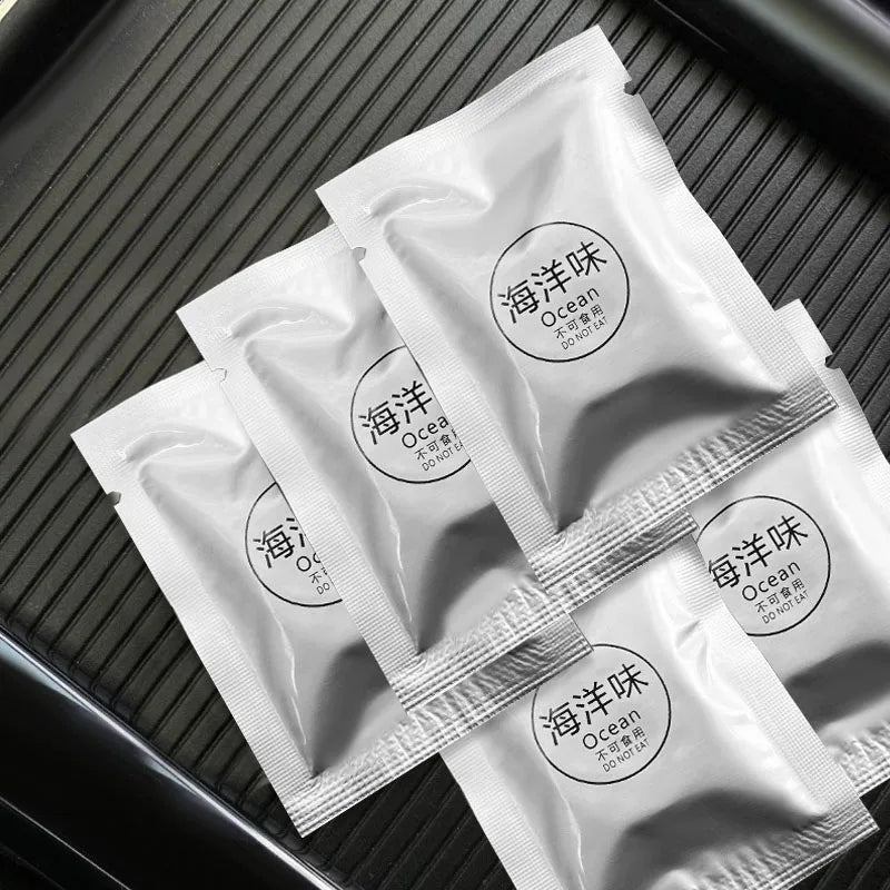5PCS Car Air Outlet Aromatherapy Tablets Air Outlet Supplement Tablets Small Fan Pe Solid Fragrance Tablets
