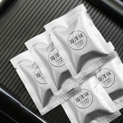 5PCS Car Air Outlet Aromatherapy Tablets Air Outlet Supplement Tablets Small Fan Pe Solid Fragrance Tablets