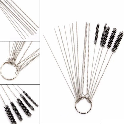 Carburetor Cleaning Tool Carbon Dirt Jet Remove Brushes Needles for Car Motorcycle Moped Scooter ATV Carb Jets Wire Cleaner Kits