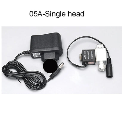 Aquarium Solenoid Valve CO2 System Regulator Aquarium Accessories Electric Low Temperature Magnetic Valve For Fish Tank DC12V