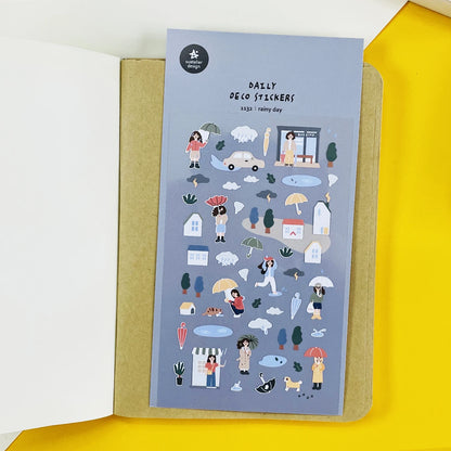 Korean Import Suatelier Travel Home Life Study Friend Stickers Scrapbooking Diy Journaling Diary Stationery Sticker School Gift