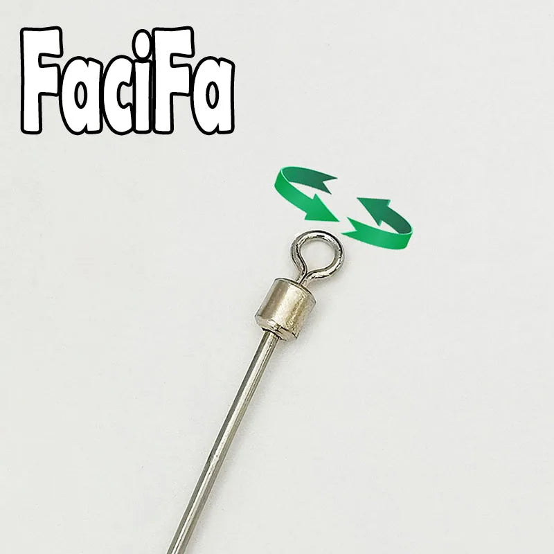 6 Pcs Bearing Swivel Fishing Connector Fast Hook Urfe Para Temporales Enganches Rapidos Para La Pesca Kolay Atma Aparati