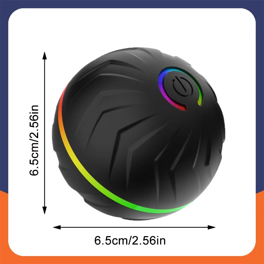 Smart Dog Toy Ball Automatic Interactive Pet Electronic Rolling USB Rechargeable Moving Bouncing for Puppy to Large Dog Chew Toy