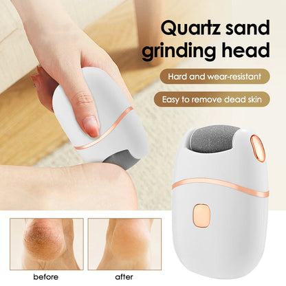 Electric Foot Grinder USB Charge Foot Callus Remover Pedicure Tools Foot File Feet Care Dead Heel Cracked Dead Skin Scrubber