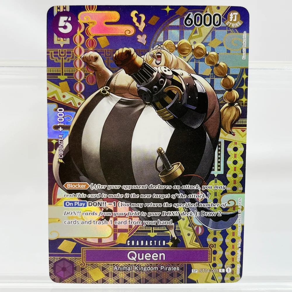 One Piece Anime OPCG Foil Card English Version Jinbe/Franky/Yamato/Jack Proxy Cards Game Anime Collection Cards Trading Card