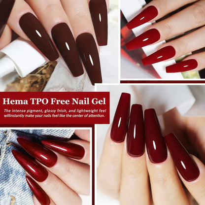 NAILCO 15ml HEMA FREE TPO FREE Top Base Coat Nail Gel Polish Supplies Vernis Semi Permanent Nail Art Manicure Gel Ongle UV Nails